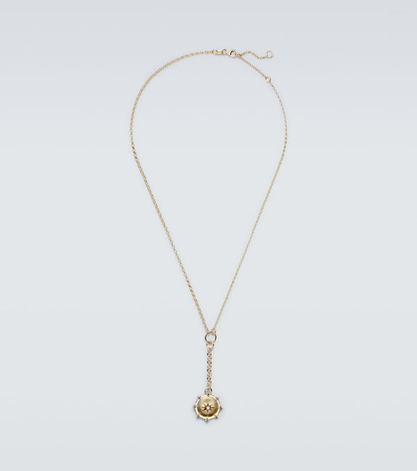 FoundRae Spark Love 18kt gold chain necklace with diamonds