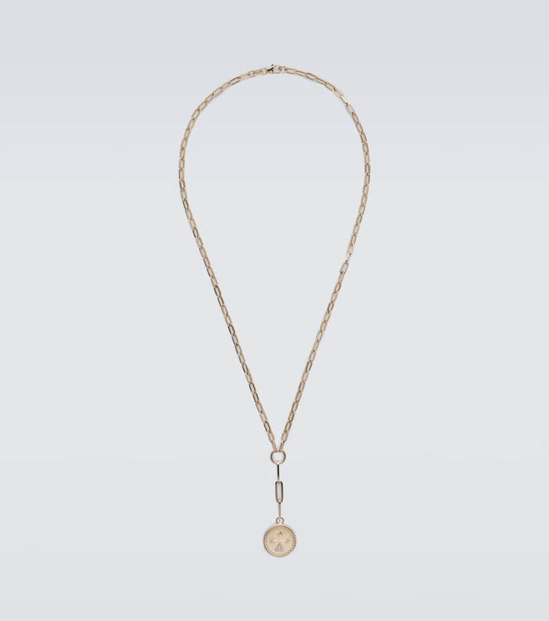 FoundRae Dream 18kt gold chain necklace with diamonds