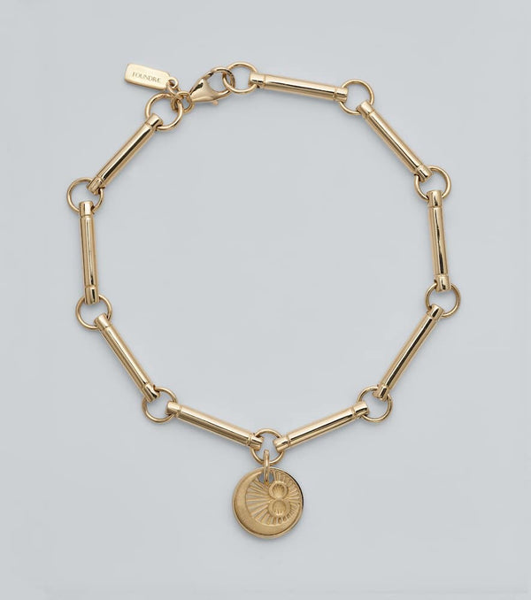 FoundRae Karma 18kt gold chain bracelet