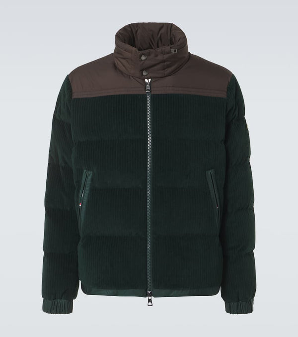 Moncler Ciampac cotton velvet down jacket