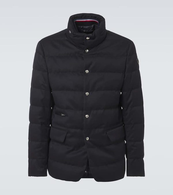 Moncler Bess quilted wool gabardine down jacket