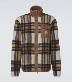 Moncler Checked teddy jacket