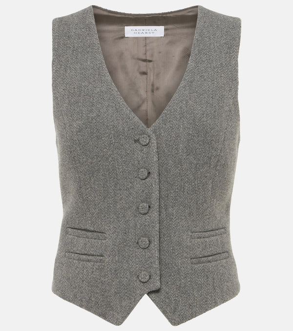 Gabriela Hearst Coleridge wool and cashmere vest