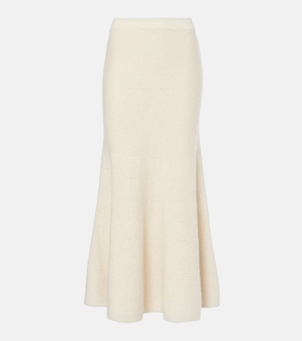 Gabriela Hearst Manni knitted cashmere maxi skirt