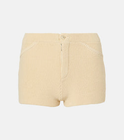 Aya Muse Lysi low-rise cotton-blend shorts