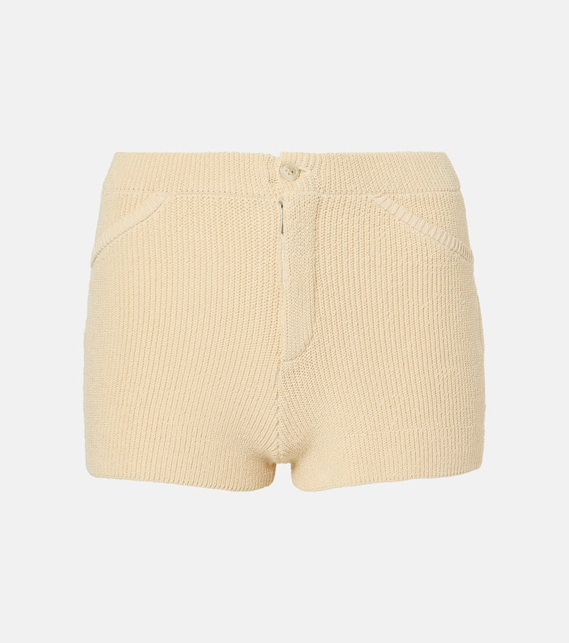 Aya Muse Lysi low-rise cotton-blend shorts