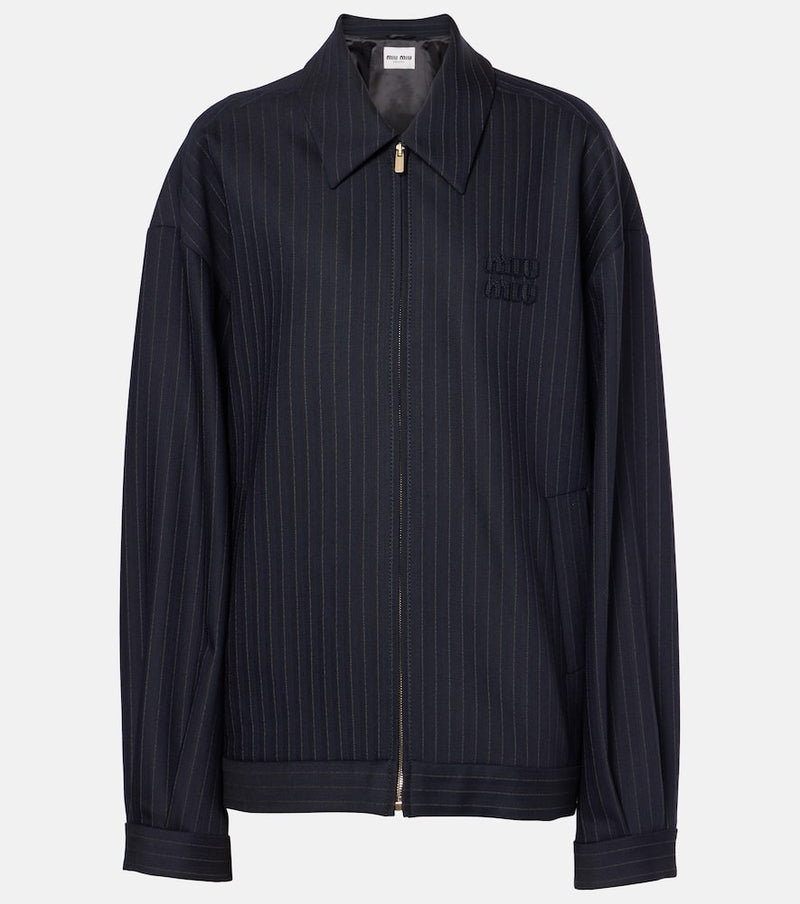 Miu Miu Logo wool jacket