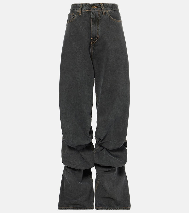 Y/Project Evergreen Draped Cuff wide-leg jeans