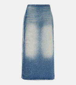 Y/Project Denim maxi skirt