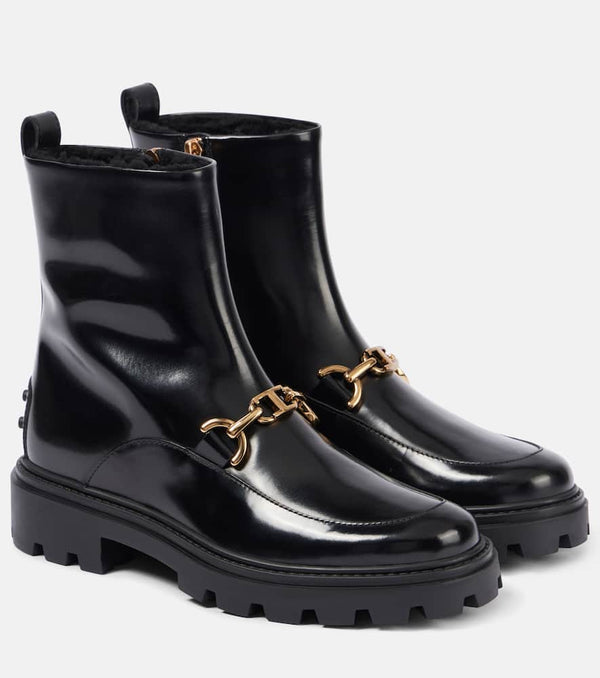 Tod's Patent leather Chelsea boots