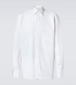 Saint Laurent Cassandre cotton poplin shirt