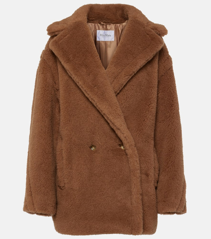 Max Mara Dramma wool and silk teddy jacket