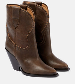 Isabel Marant Leyane leather cowboy boots