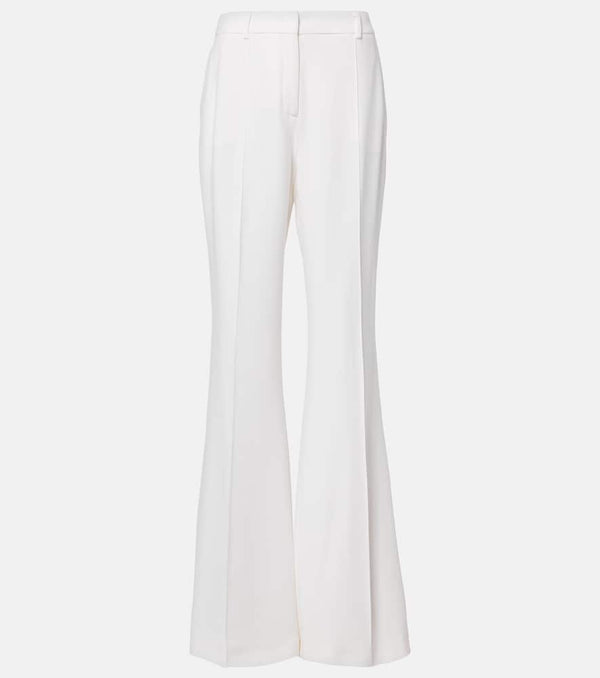 Elie Saab High-rise cady flared pants