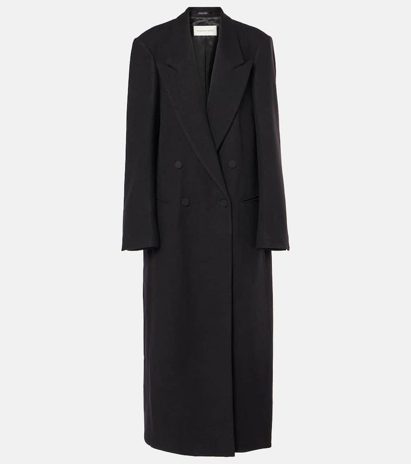 Dries Van Noten Double-breasted wool coat