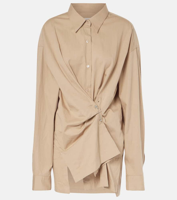 Dries Van Noten Deconstructed cotton shirt