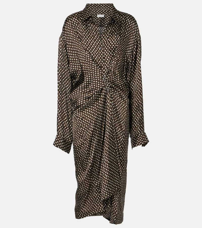 Dries Van Noten Printed midi dress