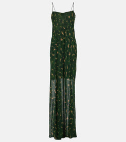 Dries Van Noten Deryl floral silk gown