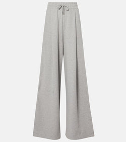 Dries Van Noten Cotton jersey wide-leg sweatpants