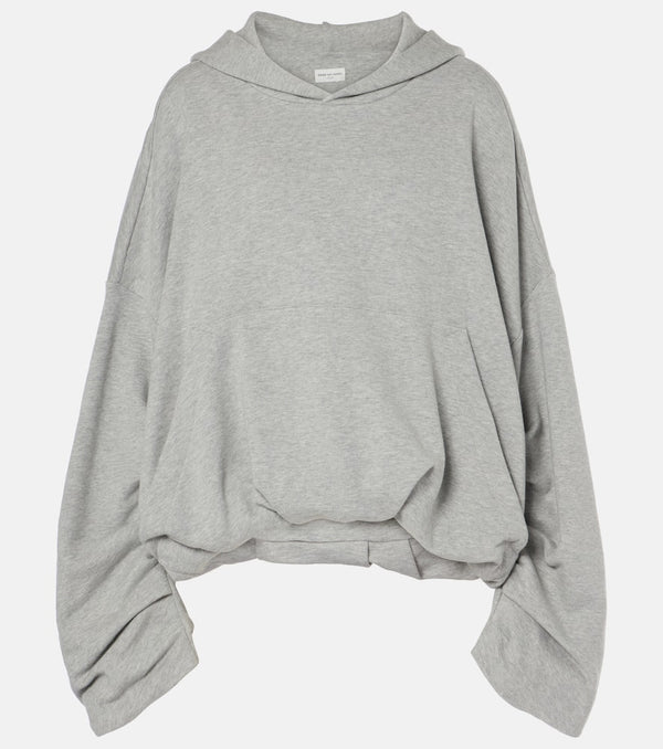 Dries Van Noten Oversized cotton jersey hoodie