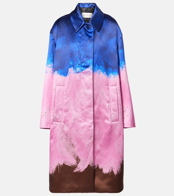 Dries Van Noten Cotton and silk coat