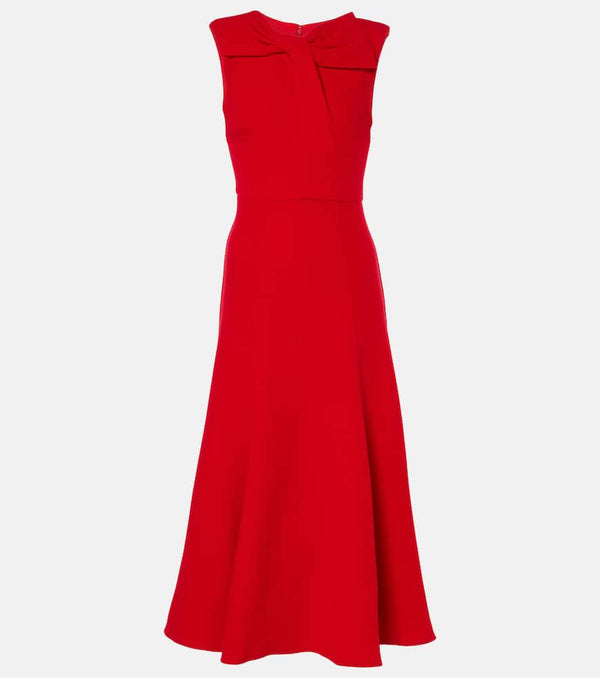 Roland Mouret Wool crêpe midi dress