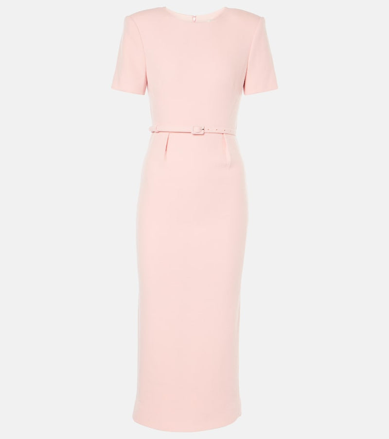 Roland Mouret Wool crepe midi dress