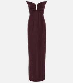 Roland Mouret Crystal-embellished gown