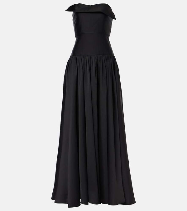 Roland Mouret Strapless silk-blend taffeta gown | LYBSTORE