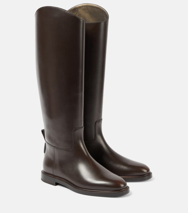 Brunello Cucinelli Leather knee-high boots