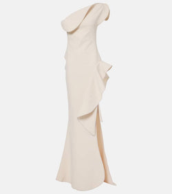 Maticevski Provenance ruffled one-shoulder gown