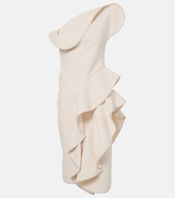 Maticevski Ruffled one-shoulder midi dress