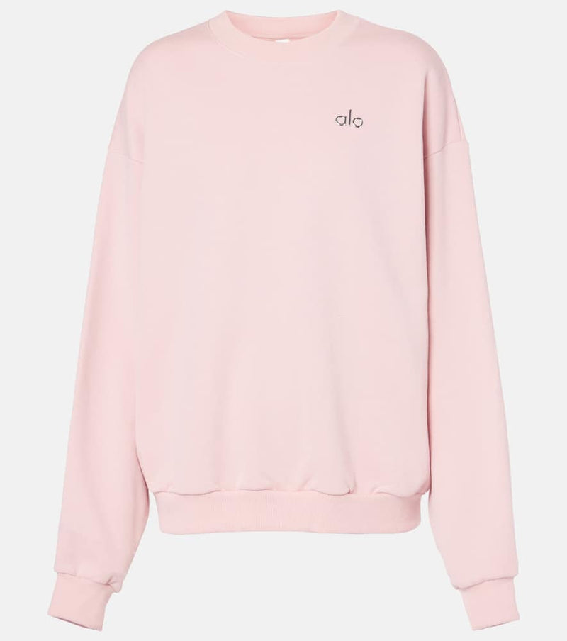 Alo Yoga Accolade cotton-blend sweatshirt