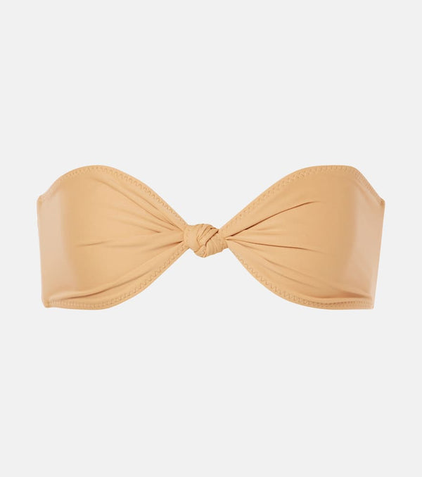 Same Gathered bandeau bikini top