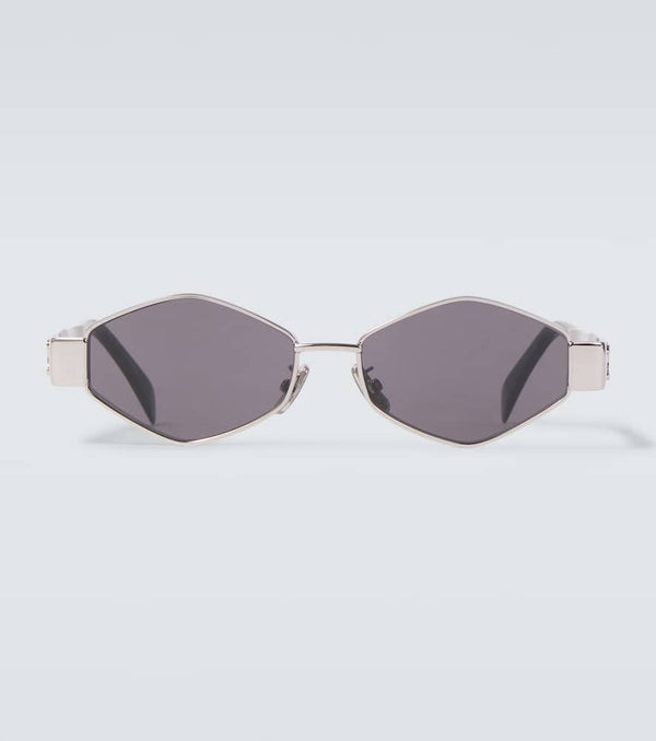 Celine Eyewear Triomphe Metal 02 hexagonal sunglasses