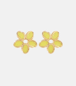 Oscar de la Renta Flower earrings