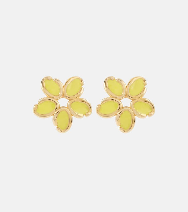 Oscar de la Renta Flower earrings