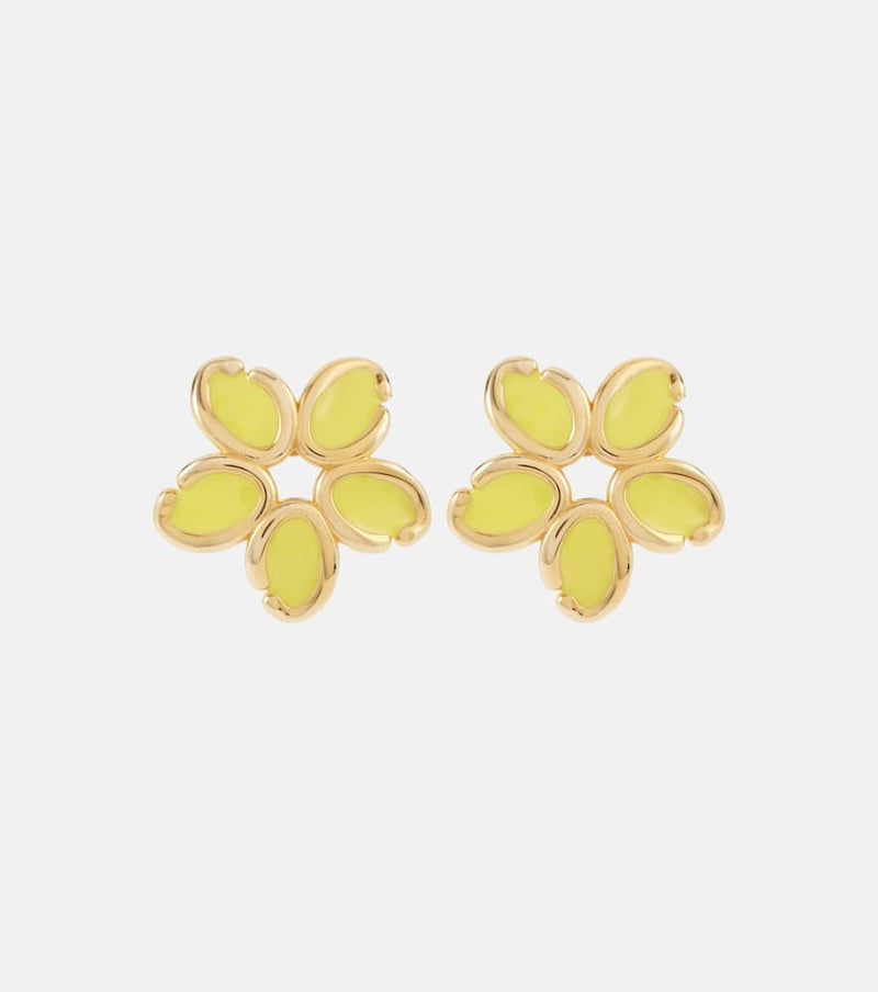 Oscar de la Renta Flower earrings