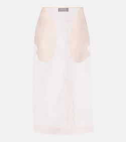 Simone Rocha Silk organza pencil skirt