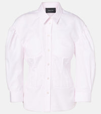Simone Rocha Cotton corset shirt