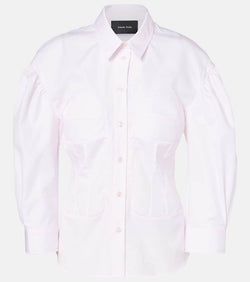 Simone Rocha Cotton corset shirt