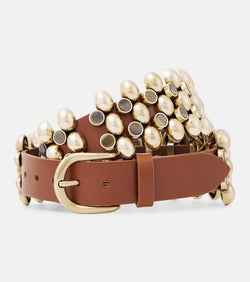 Isabel Marant Varana embellished leather belt