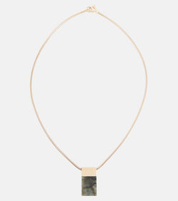 Isabel Marant Crystal-embellished pendant necklace