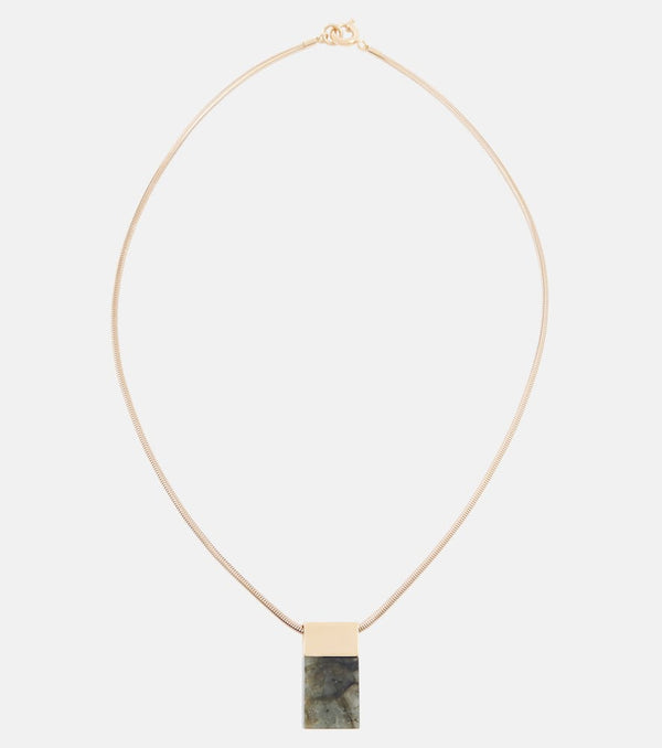 Isabel Marant Crystal-embellished pendant necklace