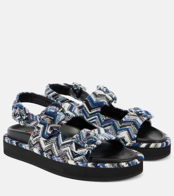 Missoni Zigzag slingback sandals