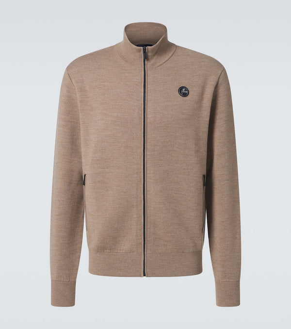 Fusalp Mayeul wool-blend zip-up cardigan