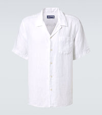 Vilebrequin Charli linen bowling shirt