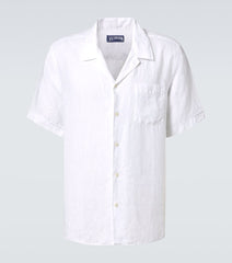 Vilebrequin Charli linen bowling shirt