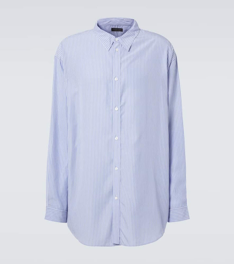 Balenciaga Flowing pinstripe oversized shirt