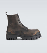 Balenciaga Strike leather boots